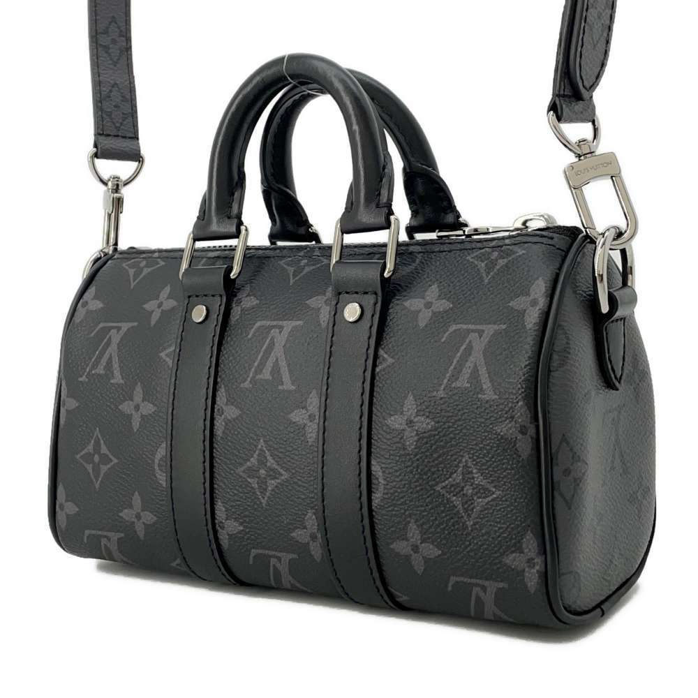 Louis Vuitton Keepall Eclipse Reverse Handbag Bla… - image 2